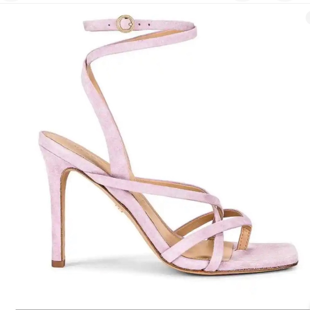 Veronica Beard Abriella Strappy Ankle
Wrap Thong Sandals in Lavender Size 6.5